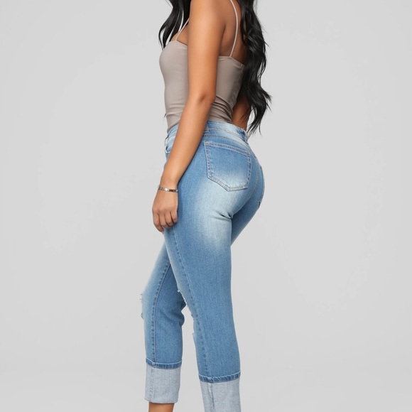 Fashion Nova “Eddy boyfriend jeans” size 3 - Picture 6 of 6